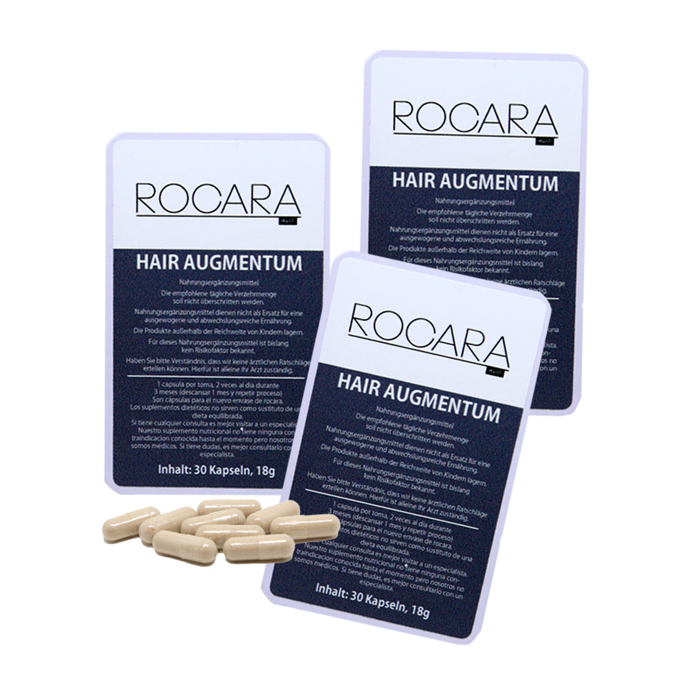 Rocara Hair - HAIR AUGMENTUM - Cápsulas para el crecimiento del cabello